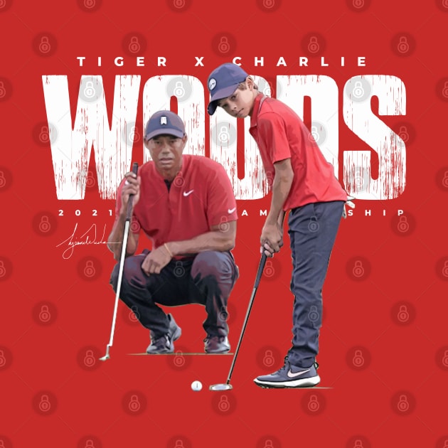 Tiger x Charlie Woods by Juantamad