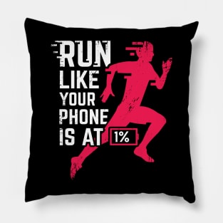 Running Marathon Marathoner Runner Gift Pillow