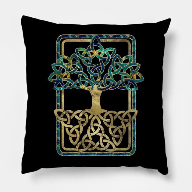 Tree of life - Yggdrasil Pillow by Nartissima