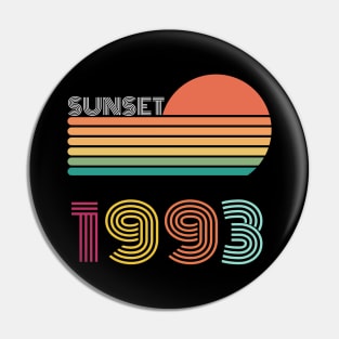 Sunset Retro Vintage 1990 Pin