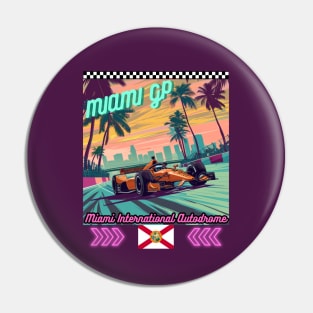 Miami Grand Prix,Formula 1, USA, Florida, F1 Pin