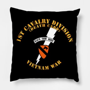 1st Cavalry Div - Death Card - Vietnam Pillow