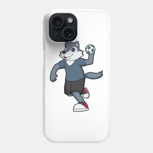 Wolf Handball player Handball Phone Case