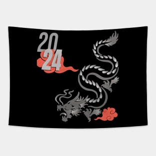 Chinese New Year of Wood Dragon 2024 Tapestry