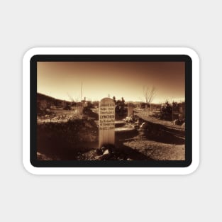 John Heath - Boot Hill Tombstone Arizona Magnet