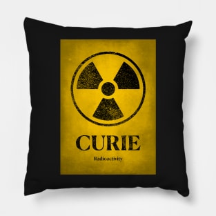 Marie Curie Radioactive Women in Science Poster Pillow