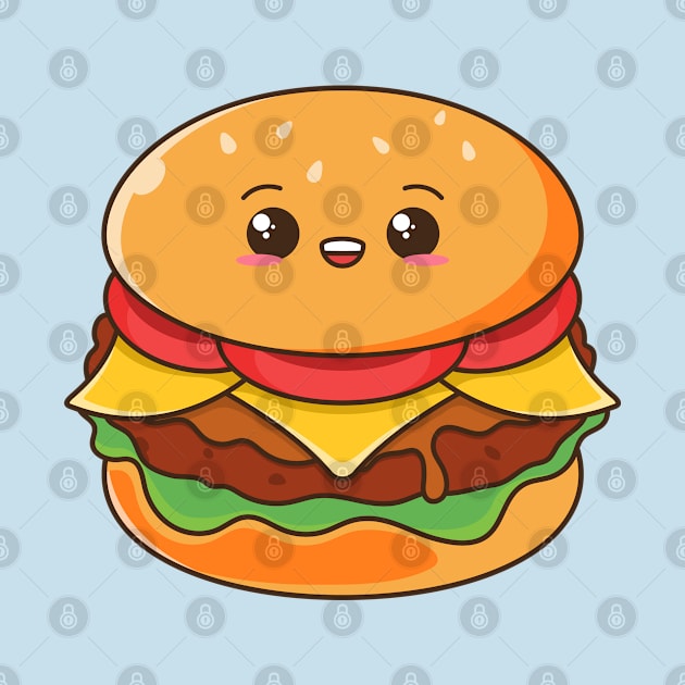 Cute Hamburger by Arteez Shirts