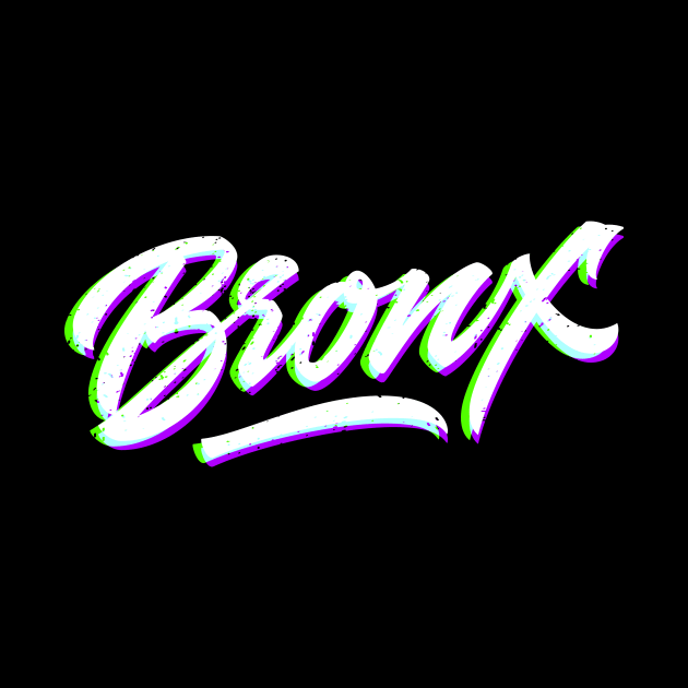 Bronx custom made calligraphic logo lettering by Already Original