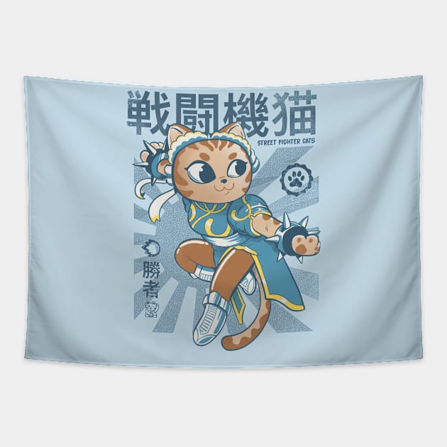 Street Cats Chun li Tapestry by ppmid