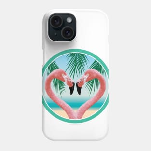 Flamingo Love (Tropical Valentine) Phone Case