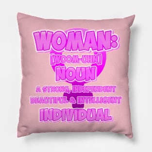 Woman Definition Pillow