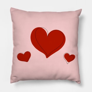 Hearts Pillow