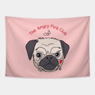 The Angry Pug Club Tapestry