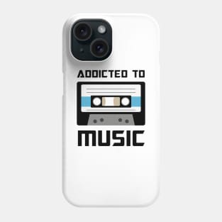 Addicted to music Retro Cassette Tape Phone Case