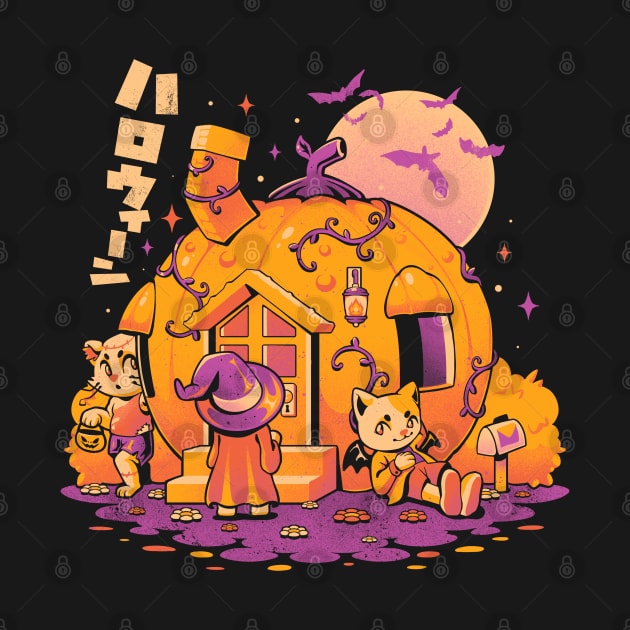 Purrpkin House - Cute Cat Halloween Gift by eduely