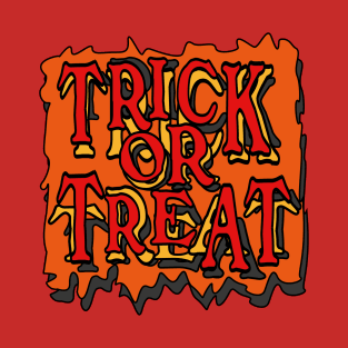 custom trick or treat halloween vintage T-Shirt