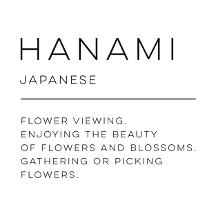 Hanami Definition T-Shirt