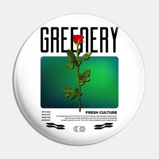 Greenery Modern Streetwear Pin