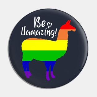 Be Llamazing Pin