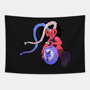 Tiefling Paladin Tapestry