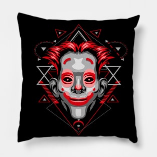 clown makeup Pillow