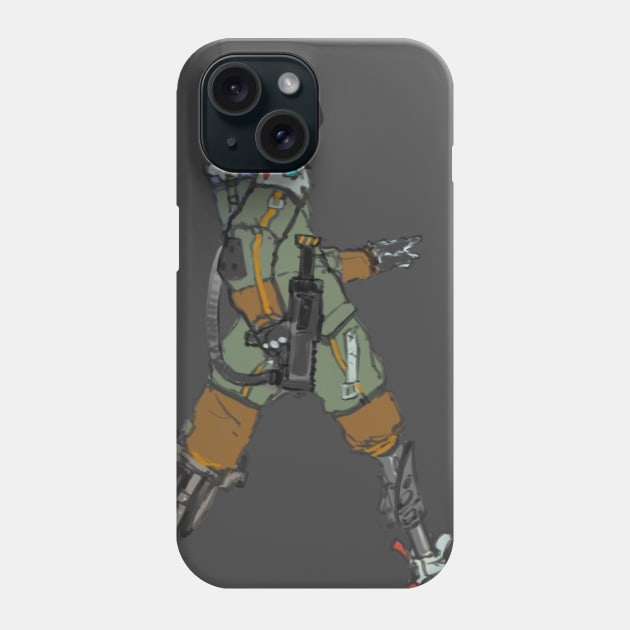 Cyber warrior Phone Case by zutyn