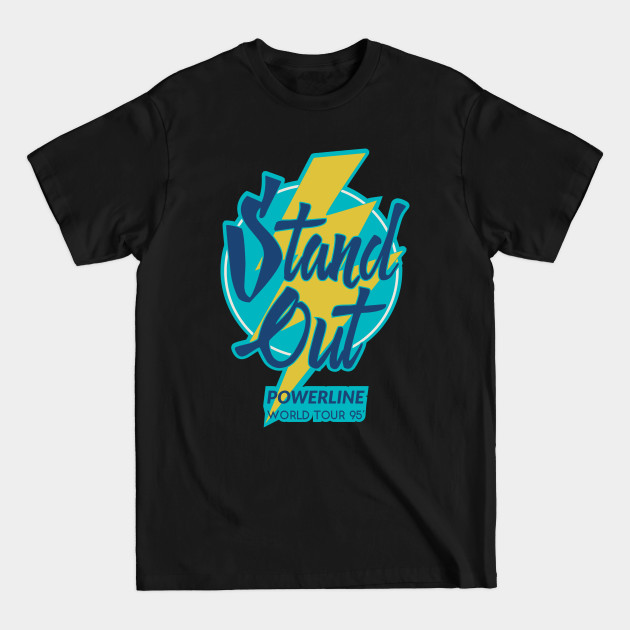 Disover Powerline - Stand Out - World Tour 95' Lighting - Powerline - T-Shirt