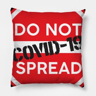 Do not spread COVID-19 Pillow