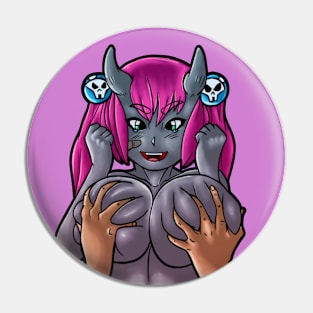 Demon Girl #3 (Hand Bra) Pin