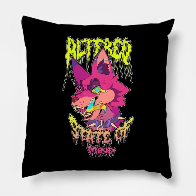 Altered state of mind Pillow by CorelleVairel