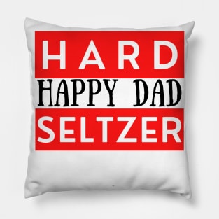 Happy Dad Seltzer Pillow