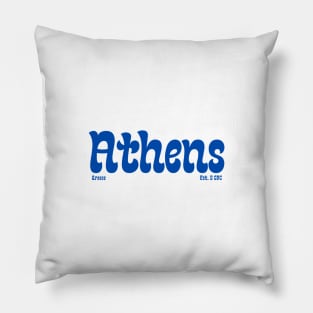 Athens Greece Est. 5 CBC Pillow