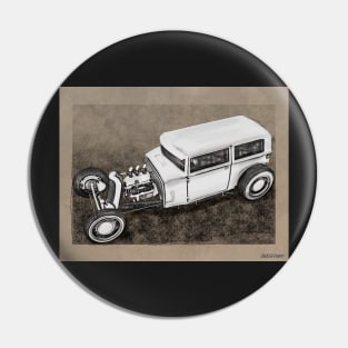 Traditional Styled Hot Rod Sedan Pin