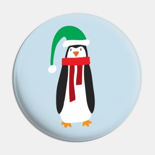 Cute Holiday Penguin Pin