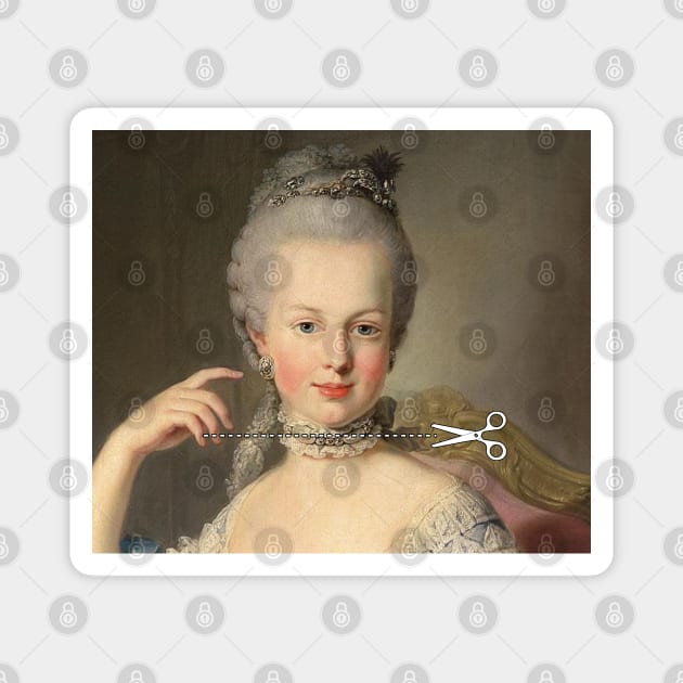 Marie Antoinette Magnet by valentinahramov