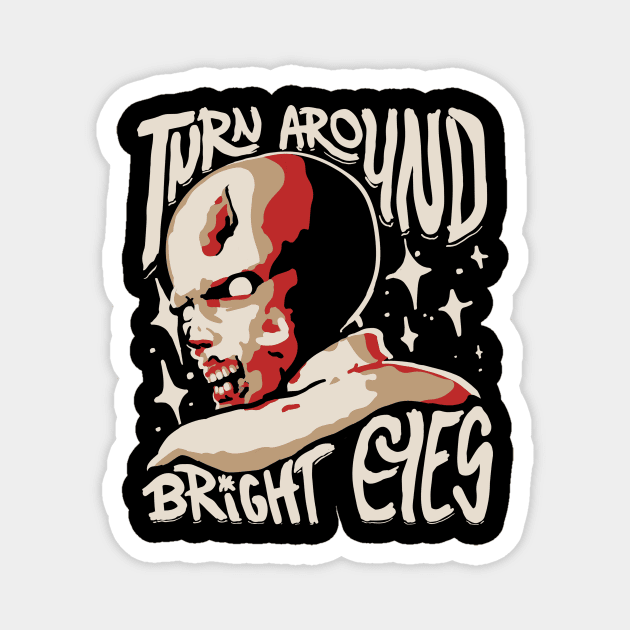 Turning Around Zombie Magnet by fitasartwork