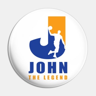 John Player Basketball Your Name The Legend Pin