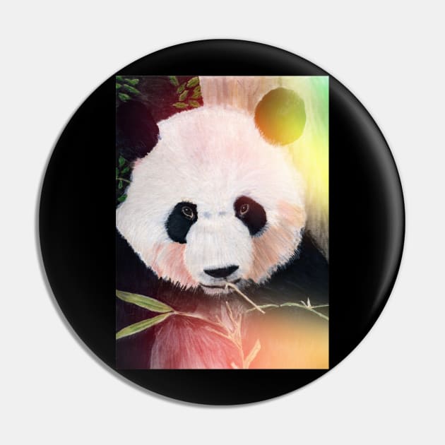 Panda Bear Pin by teenamarie23art