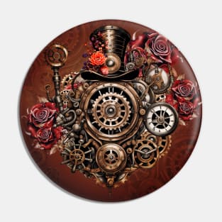 Wonderful Steampunk design Pin