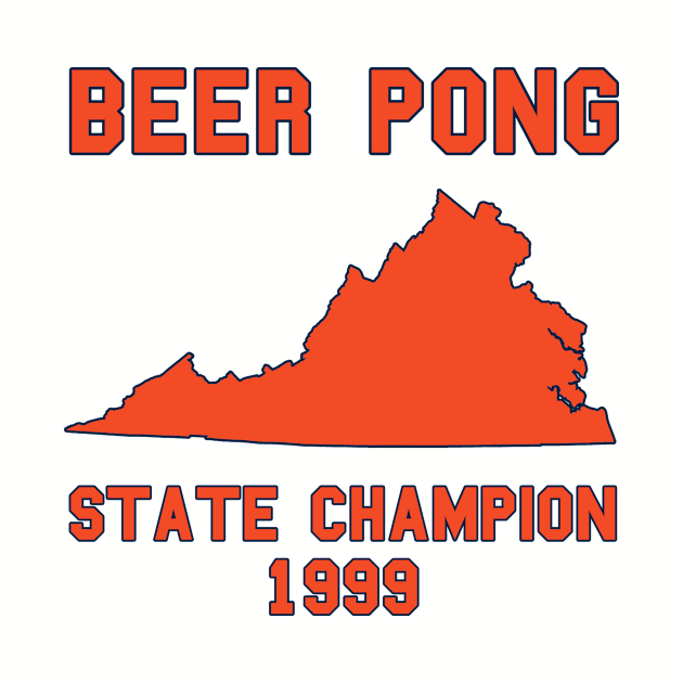 Vintage Virginia Beer Pong State Champion by fearcity