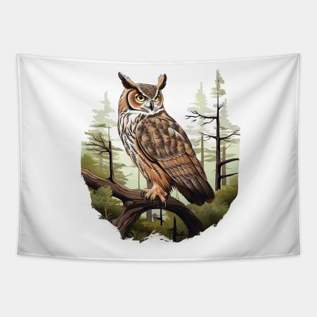 Hoot Owl Tapestry by zooleisurelife