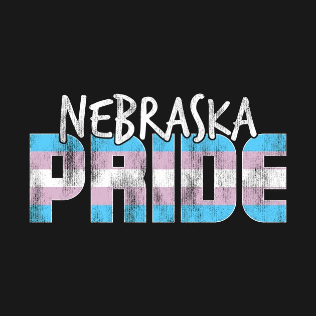 Nebraska Pride Transgender Flag by wheedesign