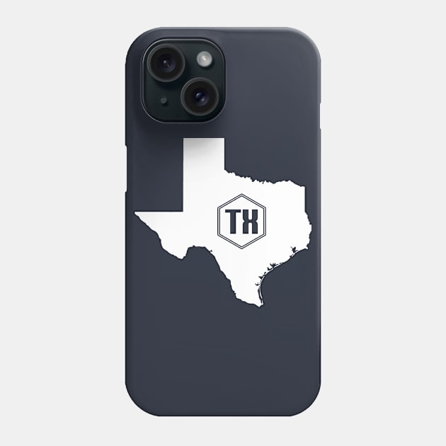 Texas Homer (White) Phone Case by caknuck