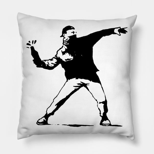 Resist - Molotov Cocktail Pillow by carobaro