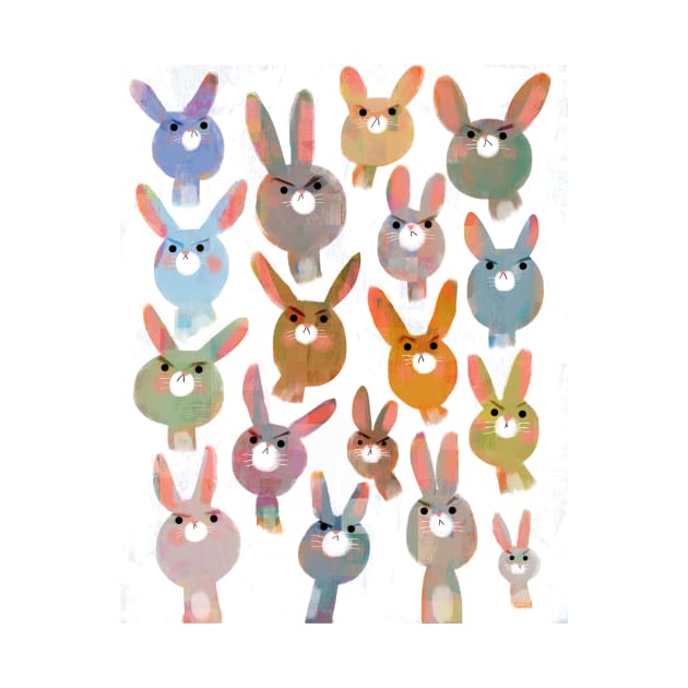 Bad Tempered Bunnies by Gareth Lucas