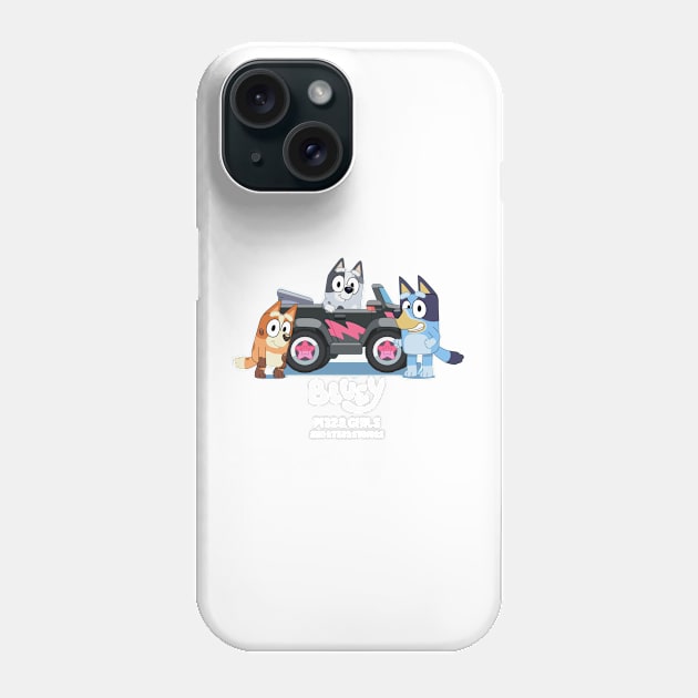 Bluey Pizza Girls and Other Stories Phone Case by EcoEssence