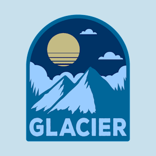 glacier national park retro T-Shirt