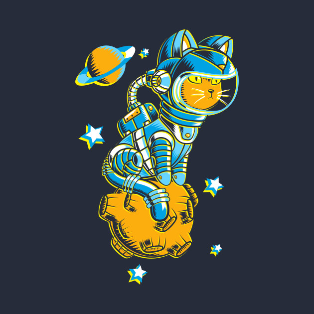 Space Cat 2 - Universe - Phone Case