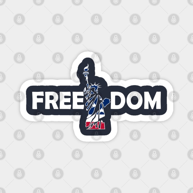 Freedom statue of Liberty Magnet by Shariss