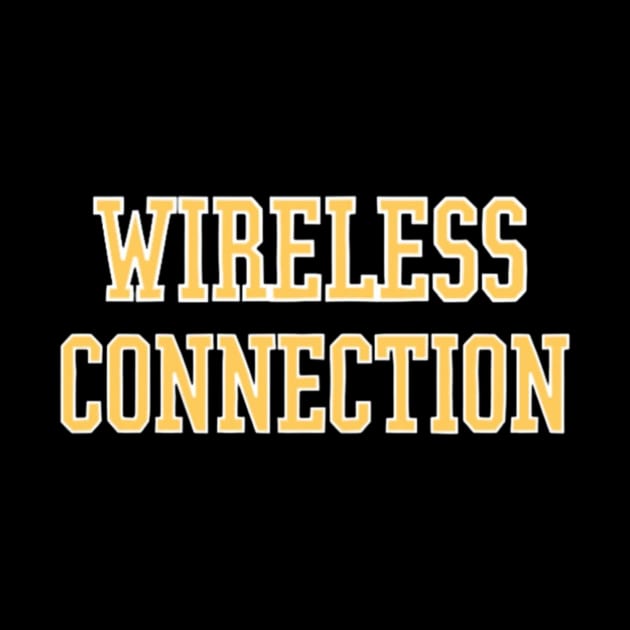 Black and gold logo by Wireless Connection shop